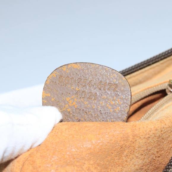 GUCCI GG Supreme Web Sherry Line Shoulder Bag PVC Beige Red Green Auth 109874 - Picture 12 of 16